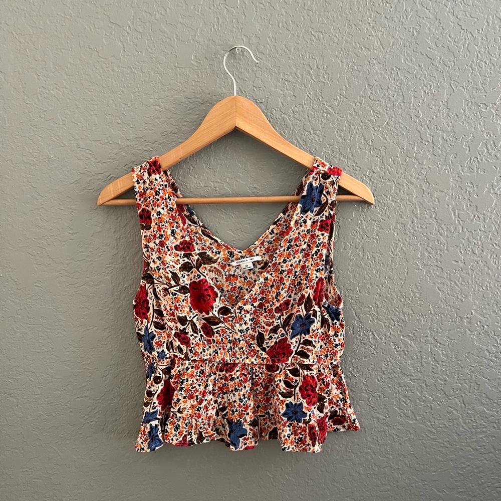 O’neill • Floral Peplum Tank Top